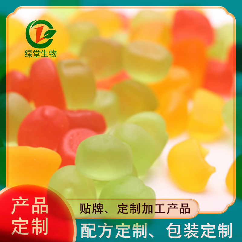 水果味軟糖代加工怎么合作，水果軟糖配料是那些